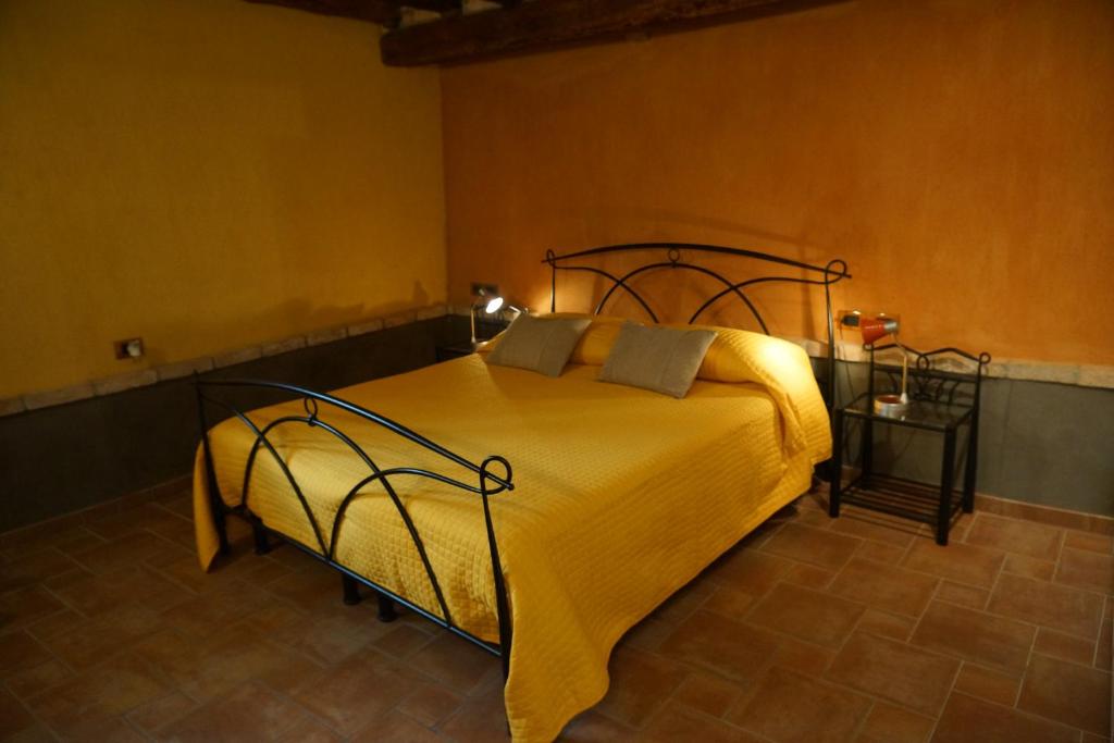 Un pat sau paturi într-o cameră la Casa delle gondole