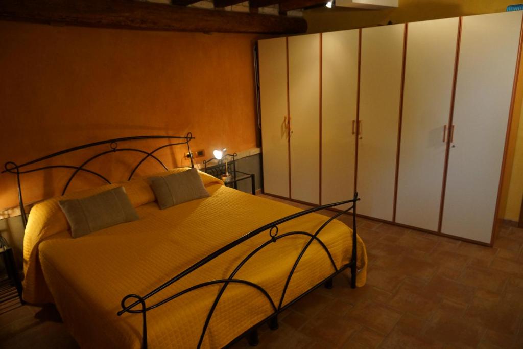 Postel nebo postele na pokoji v ubytování Casa delle gondole