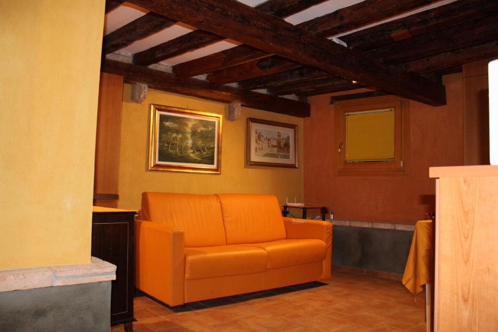 Posezení v ubytování Casa delle gondole