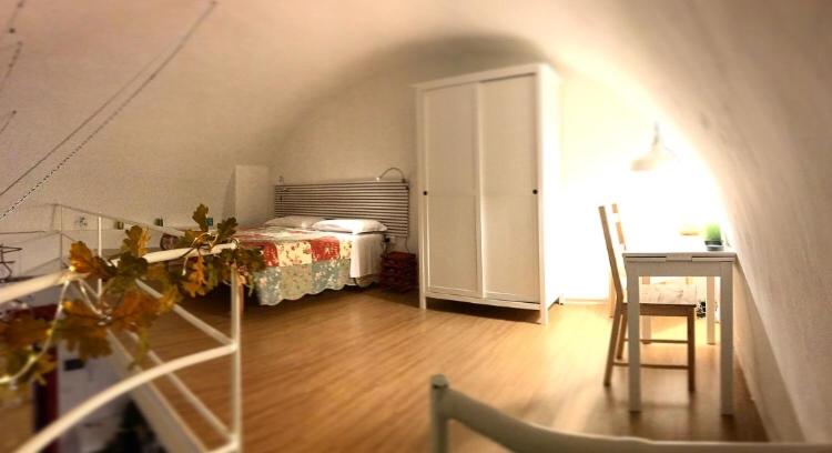 Postel nebo postele na pokoji v ubytování B&B Le Ferule