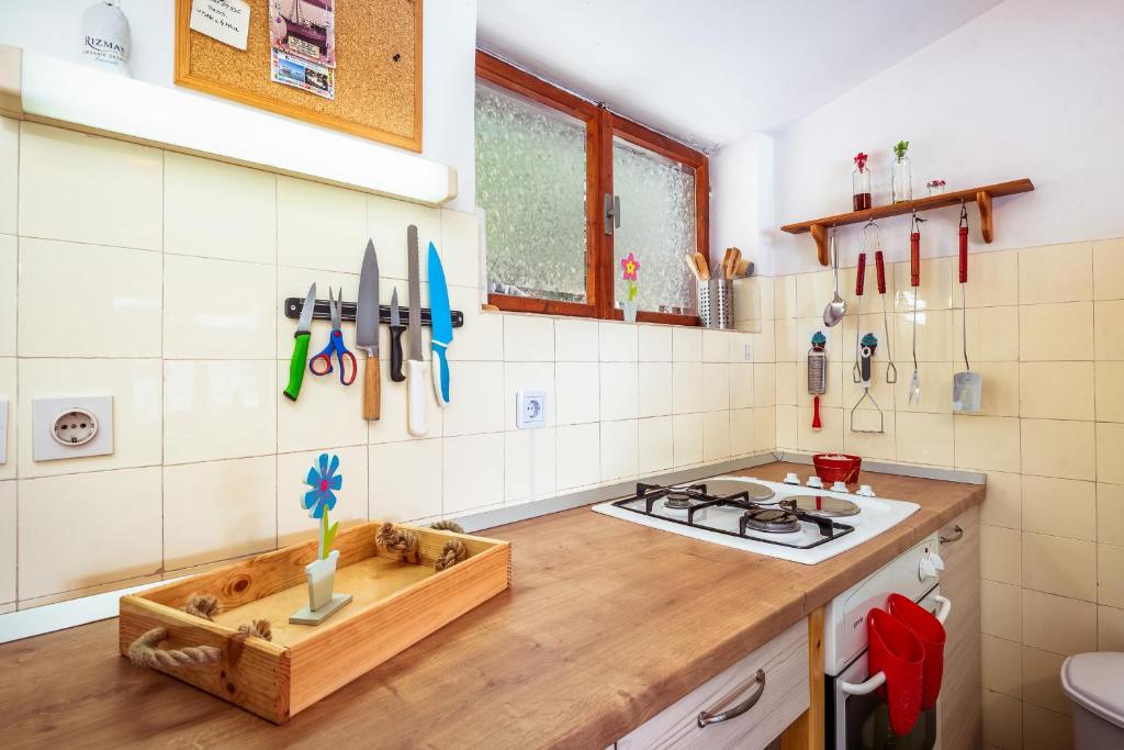 Kuchyňa alebo kuchynka v ubytovaní Holiday Home Gluscevic