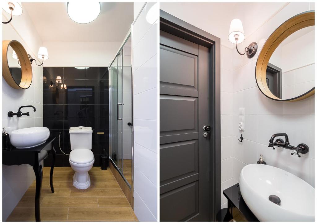 Kúpeľňa v ubytovaní Basilica Apartment Mariacka Gdansk