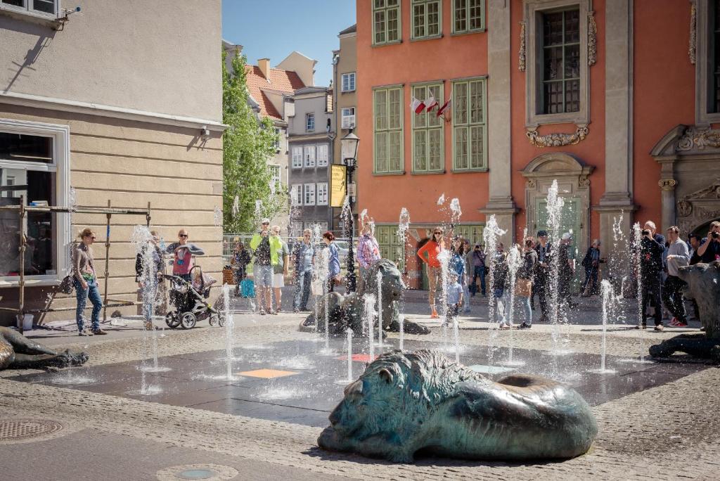 Hostia v ubytovaní Basilica Apartment Mariacka Gdansk
