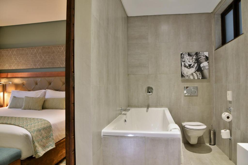 Koupelna v ubytování Cresta Maun Hotel