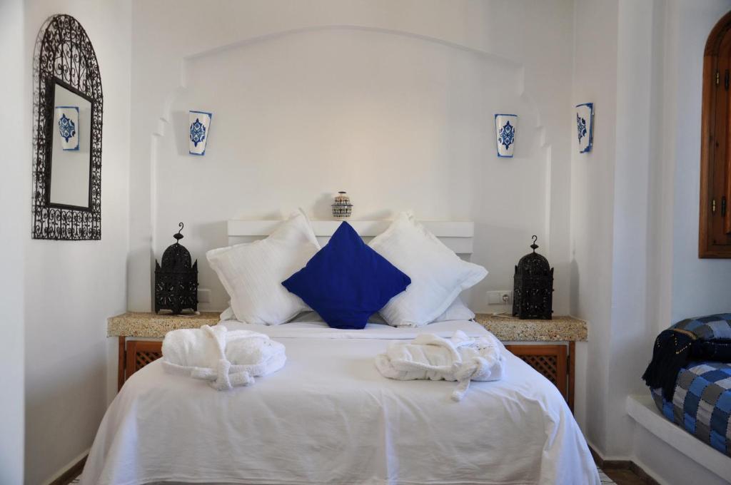 Postelja oz. postelje v sobi nastanitve Hotel Al Alba Hammam & Restaurant