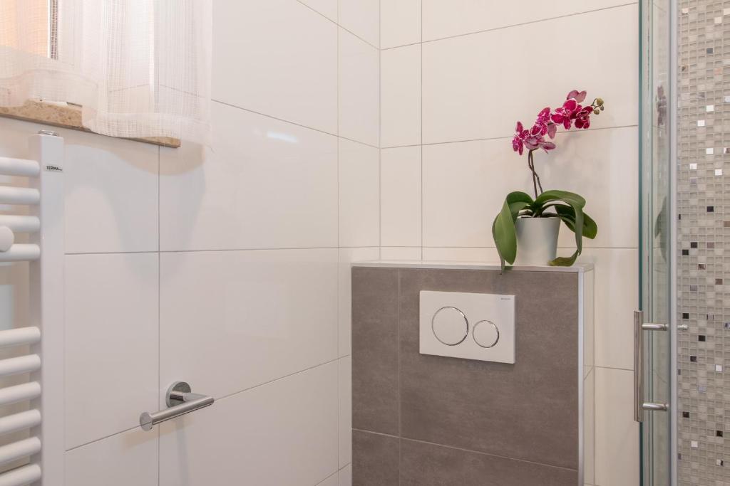 Koupelna v ubytování Apartment Taja
