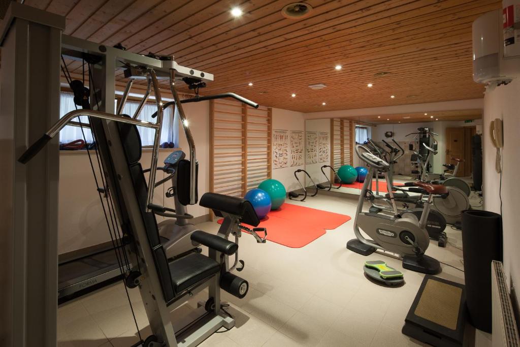 Fitness centrum a/nebo fitness zařízení v ubytování Hotel Omesberg