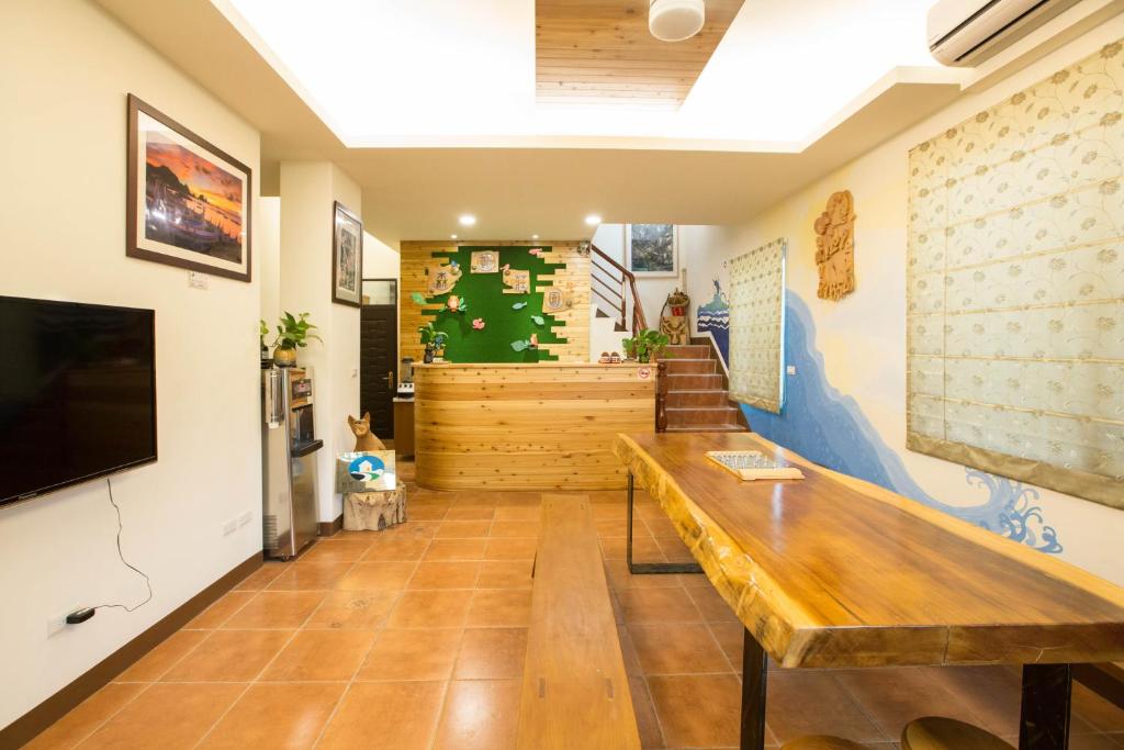TV a/nebo společenská místnost v ubytování Sen Yun Chuang Yuan Homestay NO1249