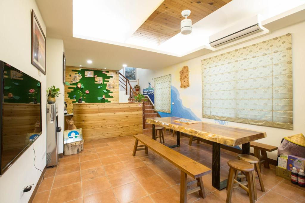 TV a/nebo společenská místnost v ubytování Sen Yun Chuang Yuan Homestay NO1249