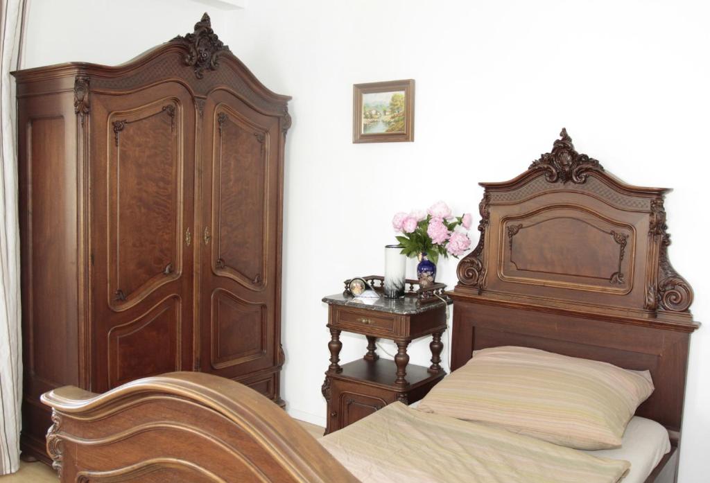 Postel nebo postele na pokoji v ubytování Stay-In Vienna 23
