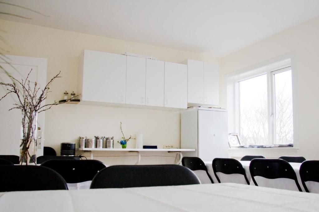 Kuchyň nebo kuchyňský kout v ubytování Igdlo Guesthouse