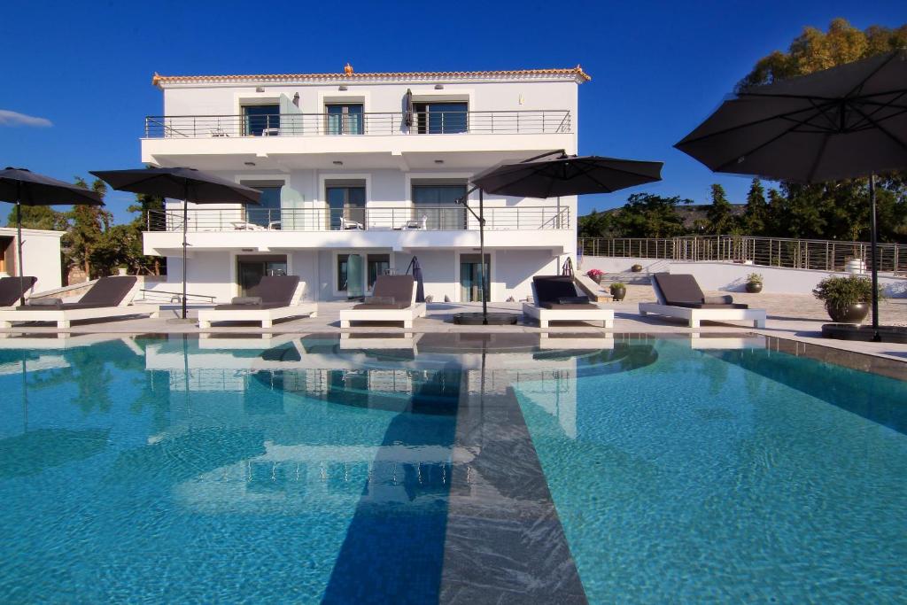 Bazén v ubytování Dardiza Boutique Hotel nebo v jeho okolí