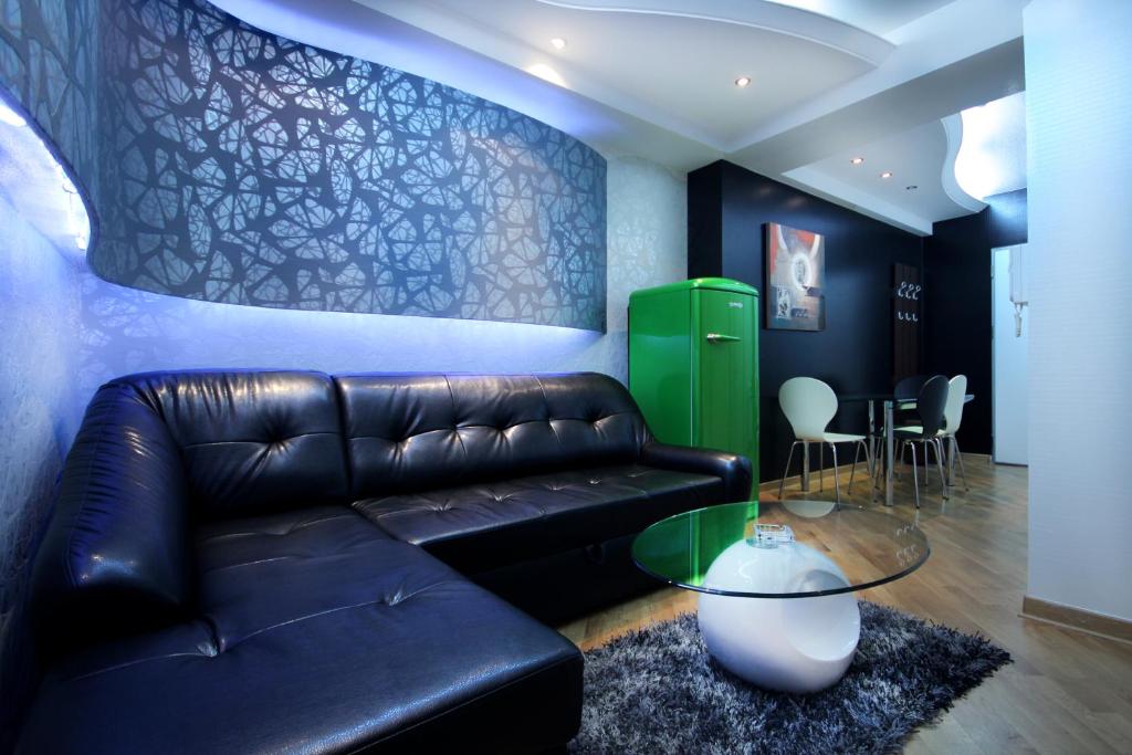Area soggiorno di Apartments Belgrade