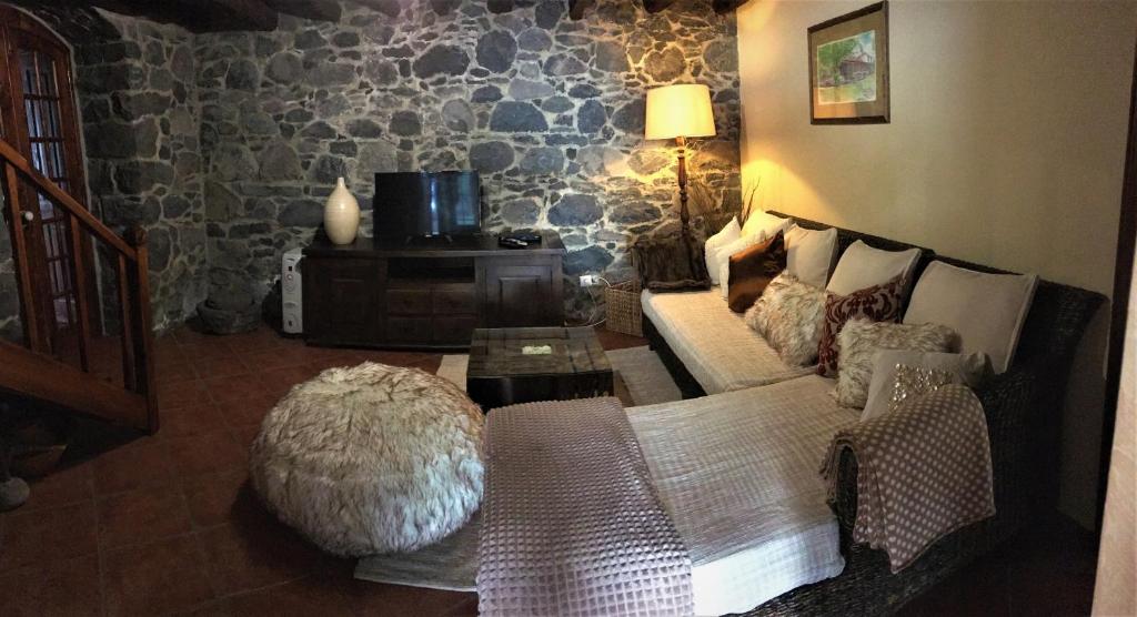 Posezení v ubytování Casa dos Reis