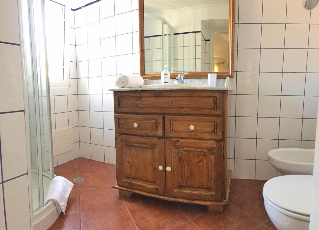 Koupelna v ubytování Casa dos Reis
