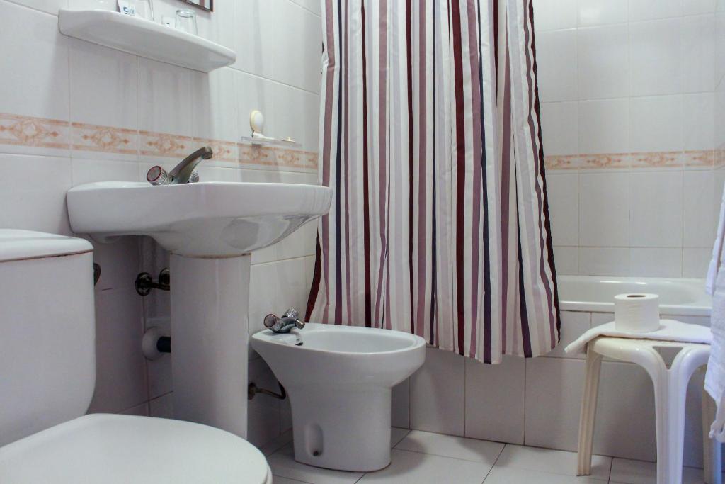 Koupelna v ubytování Hostal Esperanza