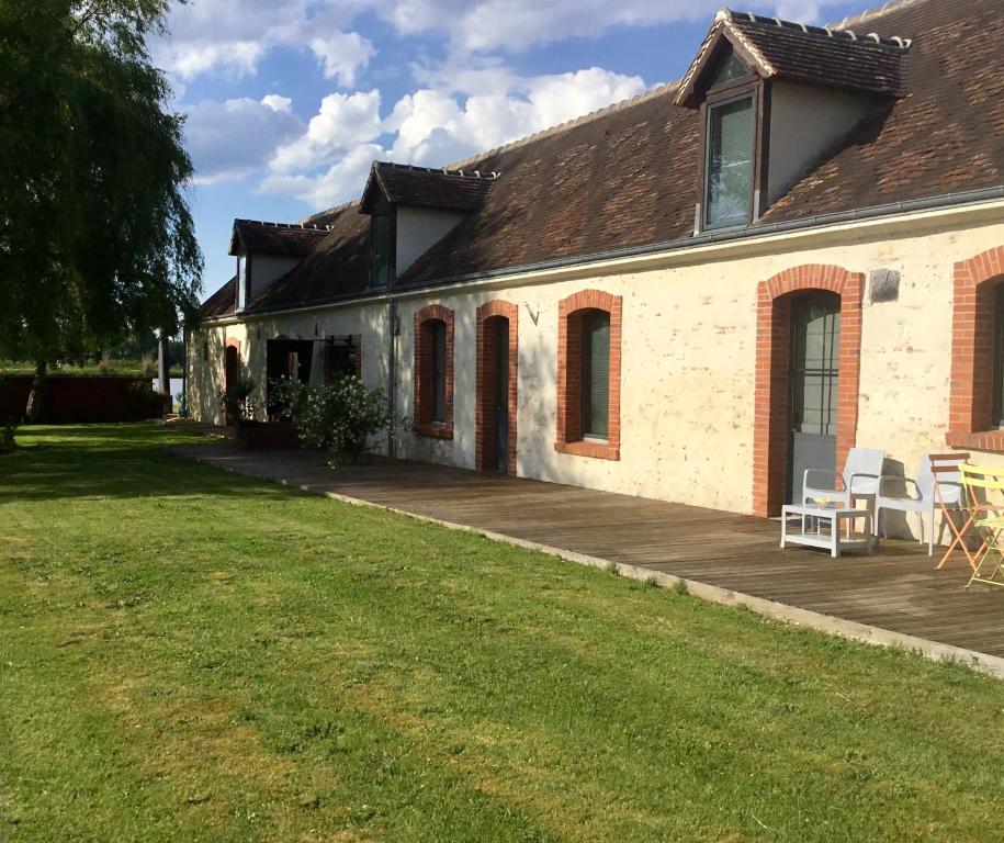 Zahrada ubytování Chambre d’hotes Le Grand Fourneau