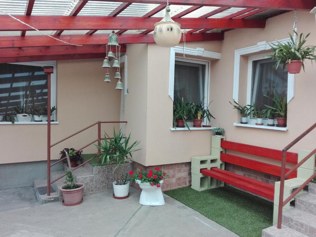 Balkón nebo terasa v ubytování Rita Apartman