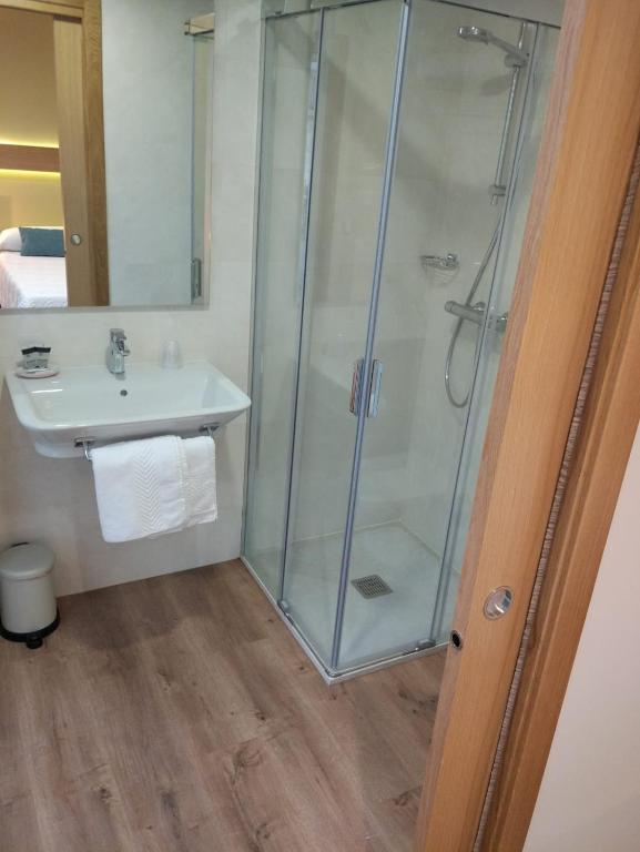 Kúpeľňa v ubytovaní Casona da Ponte