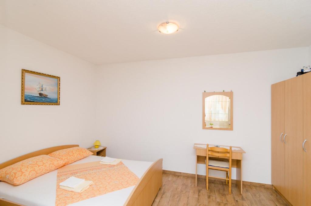 Łóżko lub łóżka w pokoju w obiekcie Apartments Skurla