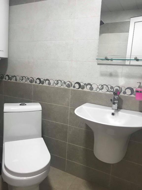Koupelna v ubytování Guesthouse Ori Beli in Mestia