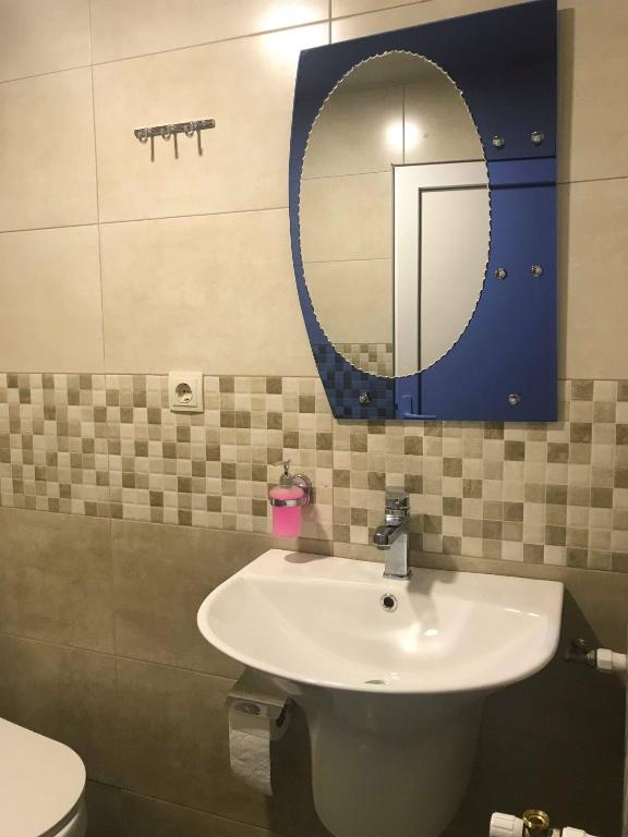 Koupelna v ubytování Guesthouse Ori Beli in Mestia