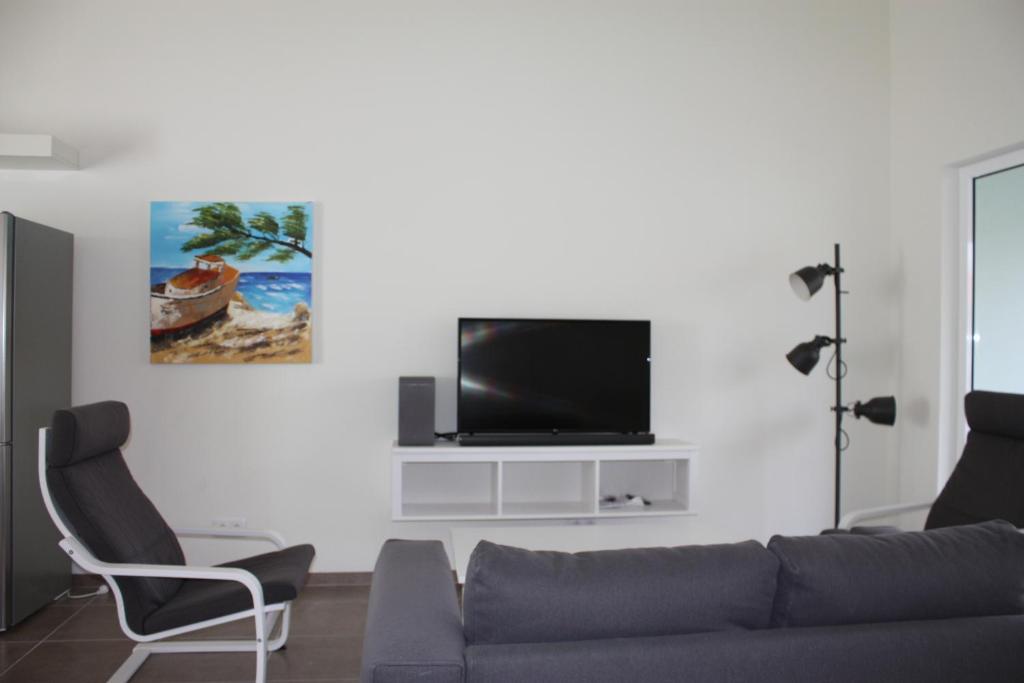 TV i/ili multimedijalni sistem u objektu Blije Rust