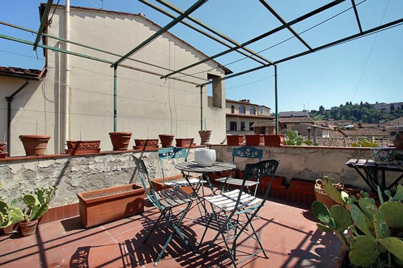 Balkón alebo terasa v ubytovaní Rustici Apartment With Terrace