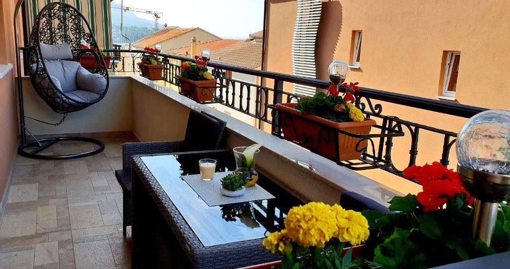 Balkón alebo terasa v ubytovaní Luxury Apartment Sweet Dreams