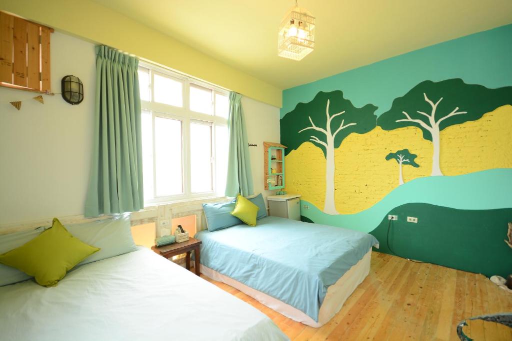 Postel nebo postele na pokoji v ubytování Sea House