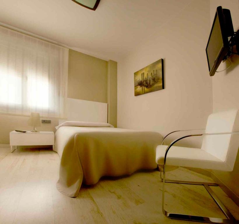TV a/nebo společenská místnost v ubytování El Hostal de Violeta
