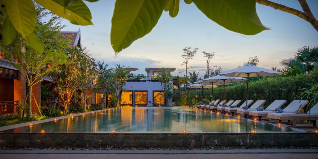 Bazén v ubytování Khmer House Resort nebo v jeho okolí