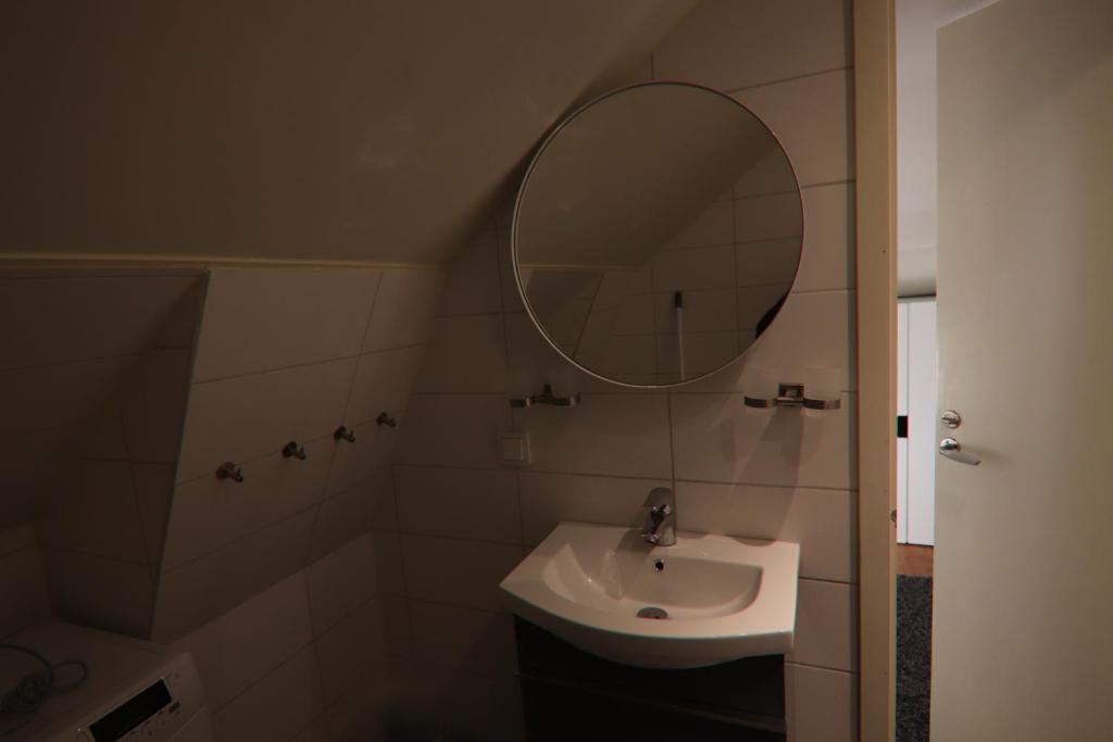 Koupelna v ubytování City HotelApartment
