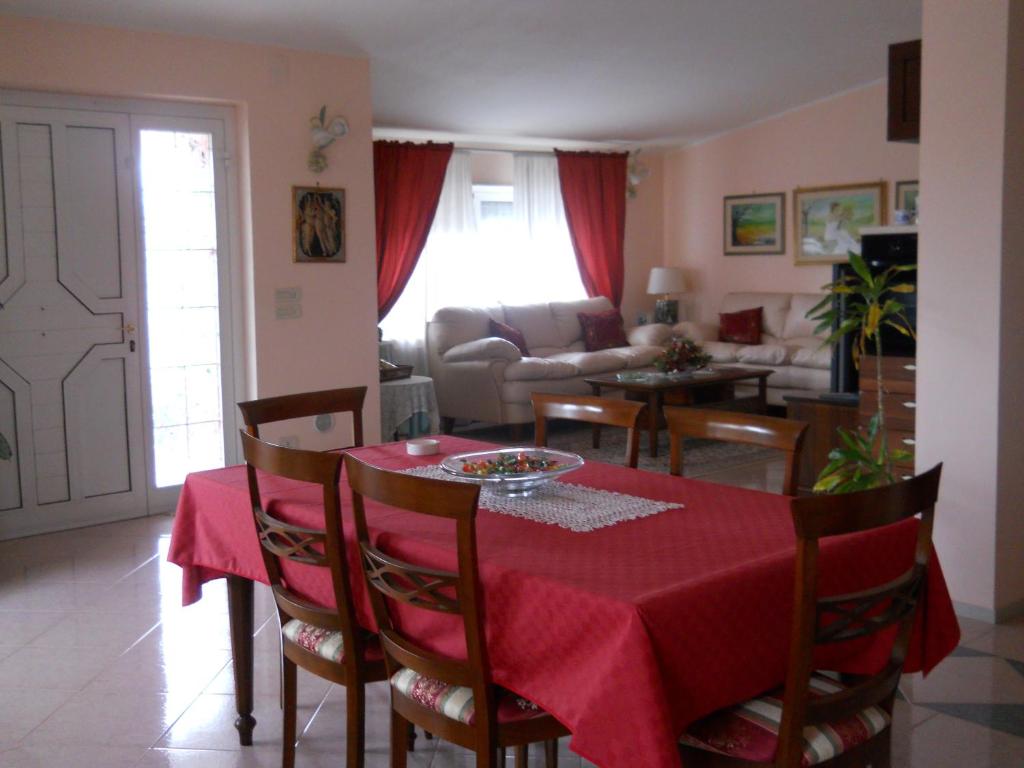 Posezení v ubytování B&B Villa Lena
