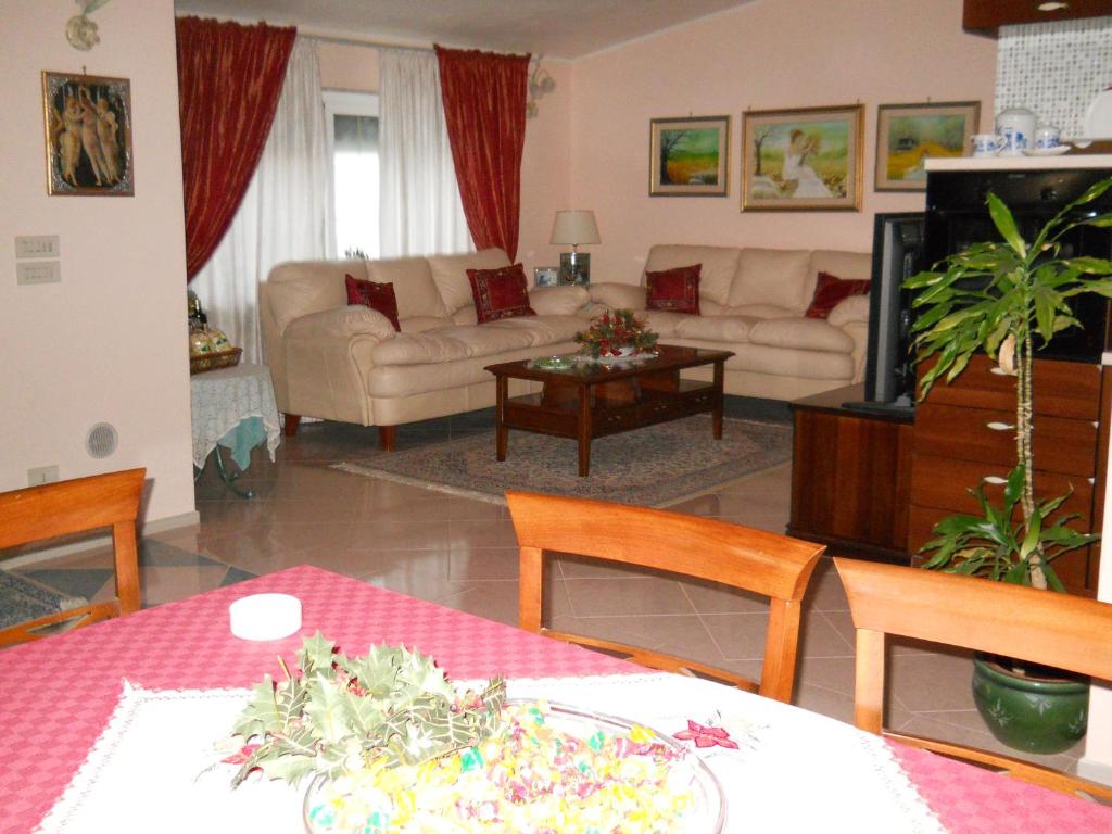 Posezení v ubytování B&B Villa Lena