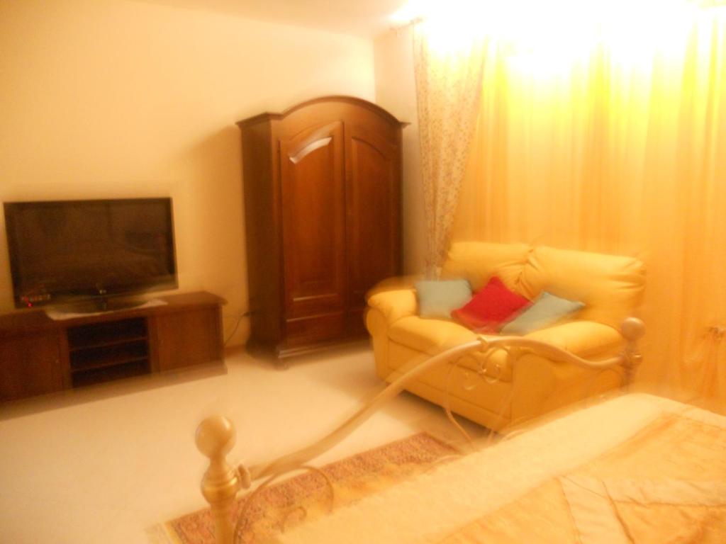 TV a/nebo společenská místnost v ubytování B&B Villa Lena
