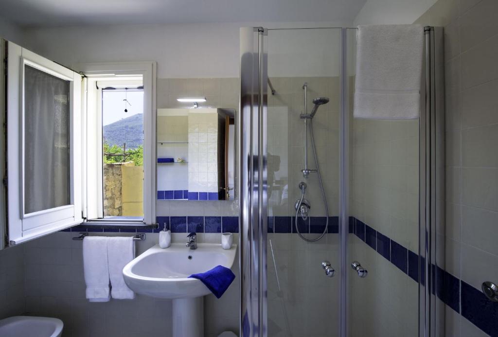 Koupelna v ubytování Casa Assunta B&B
