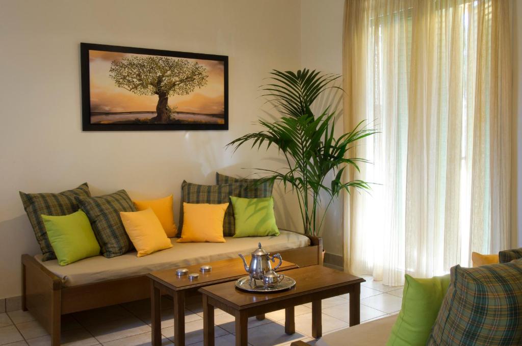 Posezení v ubytování Makis Inn Resort