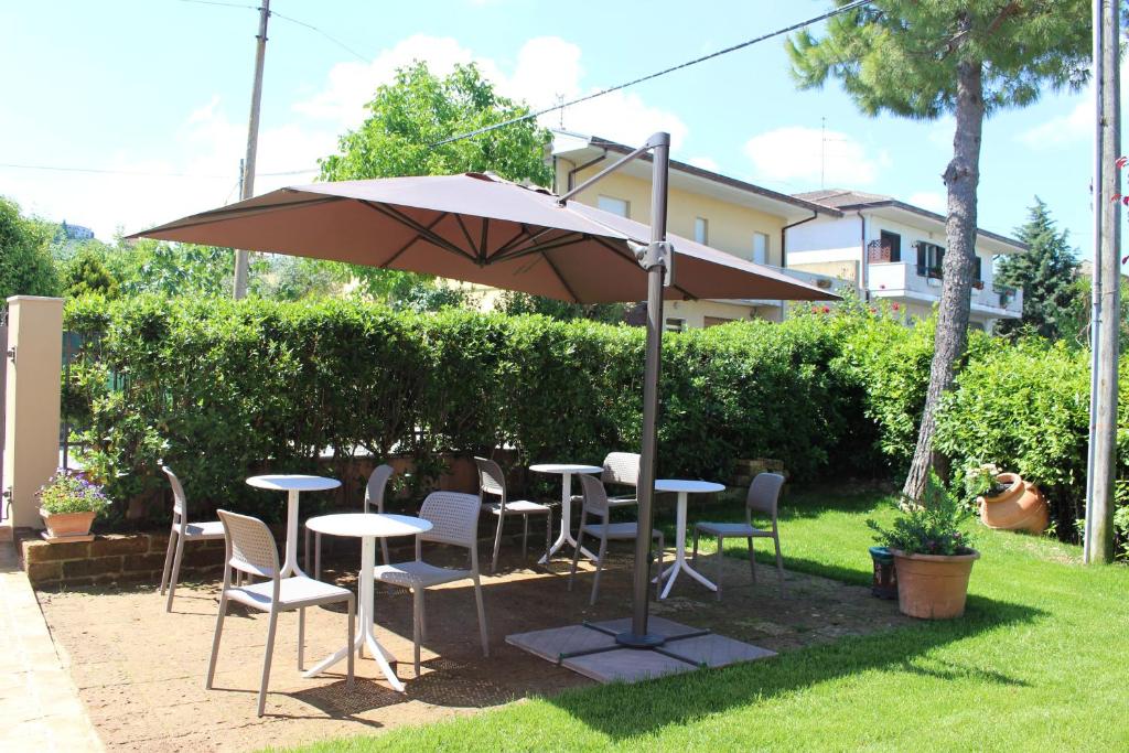 Zahrada ubytování Ellebì B&B
