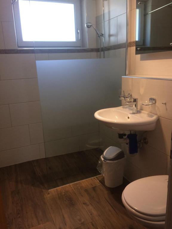 Koupelna v ubytování Casa Riposo