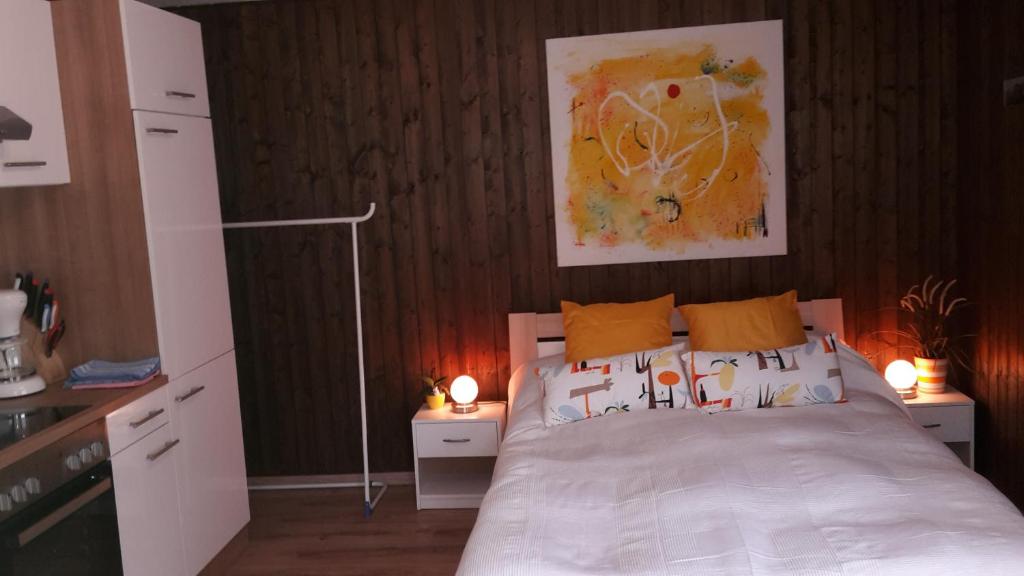 Postel nebo postele na pokoji v ubytování Casa Riposo