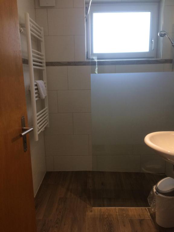 Koupelna v ubytování Casa Riposo