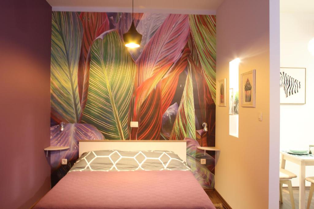 Postel nebo postele na pokoji v ubytování Cozy apartment in center of Rijeka