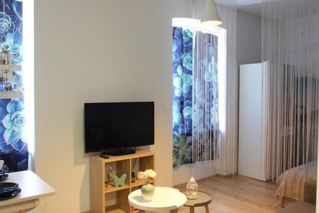 TV a/nebo společenská místnost v ubytování Cozy apartment in center of Rijeka