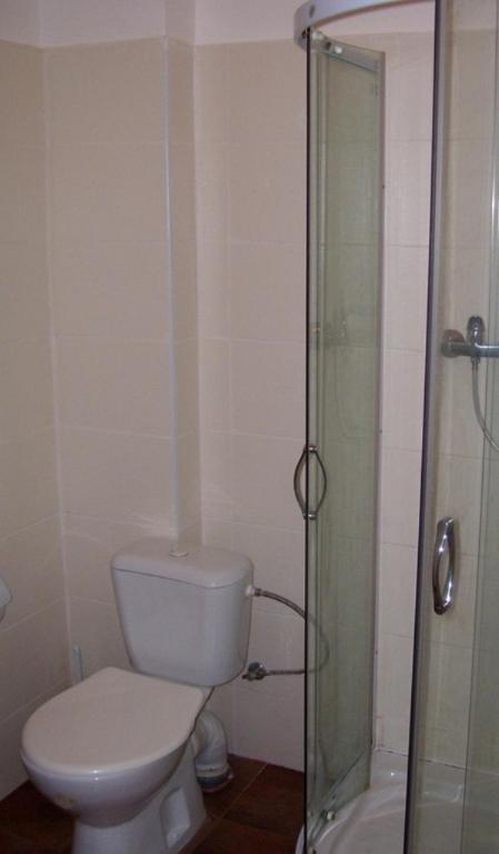 Koupelna v ubytování Hotel Slovan