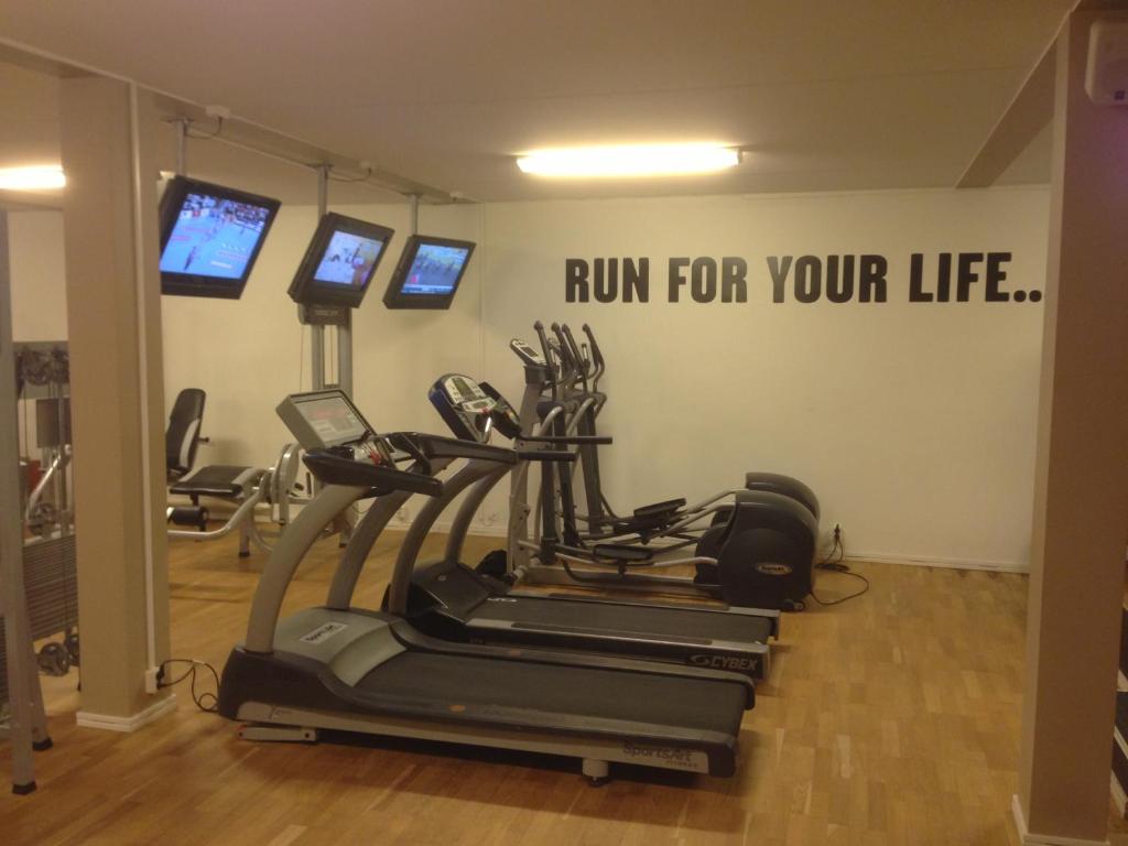 Fitness centrum a/nebo fitness zařízení v ubytování Rasta Lilla Edet
