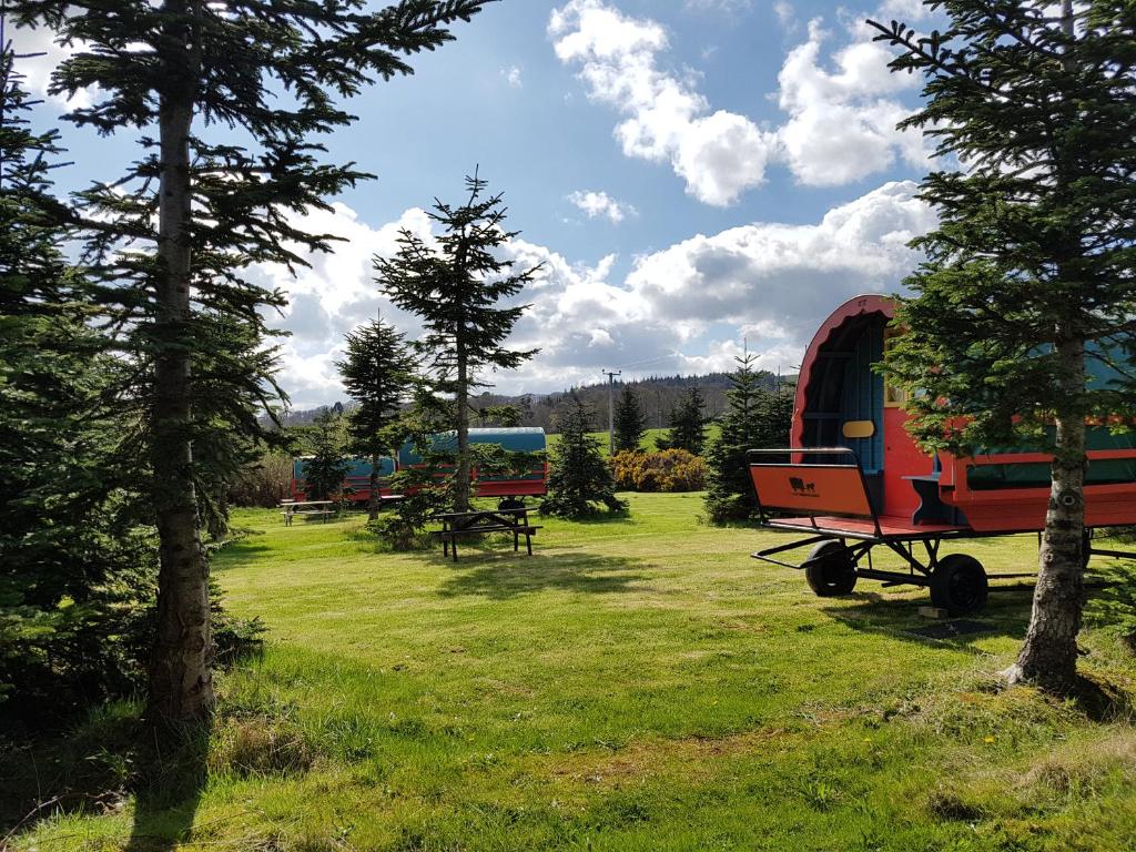 Zahrada ubytování Clissmann Horse Caravans Glamping