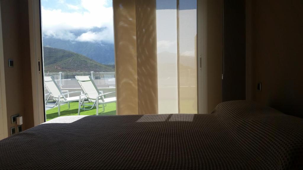Nespecifikovaný výhled na hory nebo výhled na hory při pohledu z apartmánu