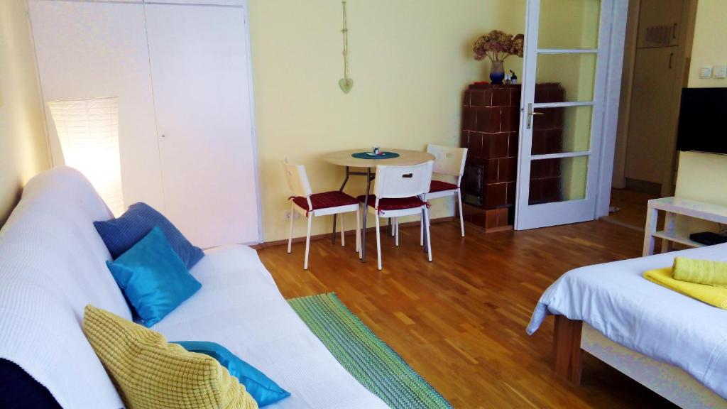 Posteľ alebo postele v izbe v ubytovaní Apartment Manus A
