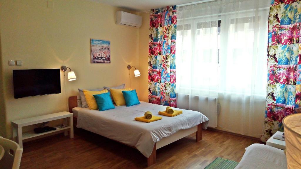 Posteľ alebo postele v izbe v ubytovaní Apartment Manus A